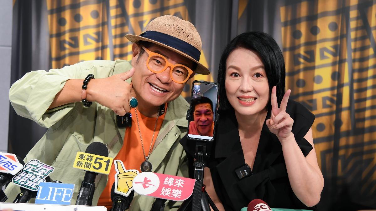 澎恰恰開視訊加入訪談。(圖/三立提供)