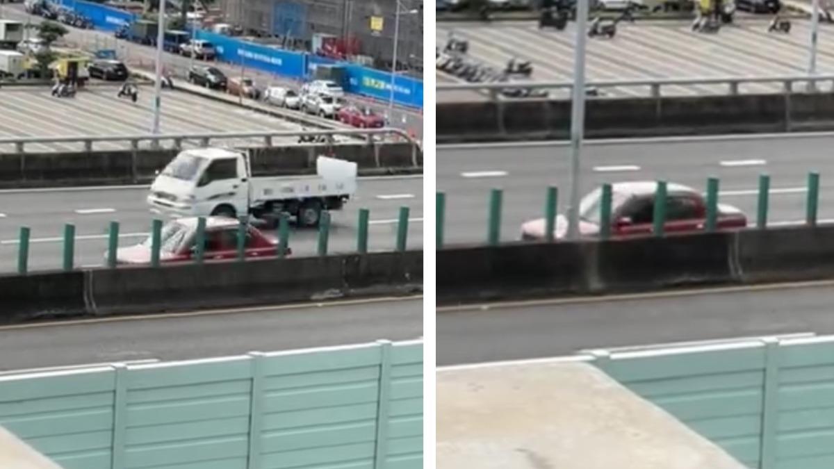 誰家的?紅色轎車台74線「巴庫」 警要查了:最高罰3萬6