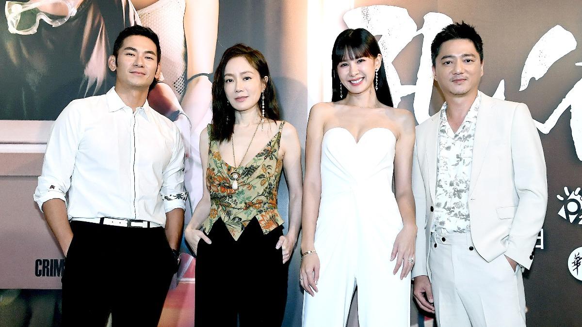 亮哲(左起)、尹馨、安心亞、藍葦華互飆演技。(圖/華視提供)
