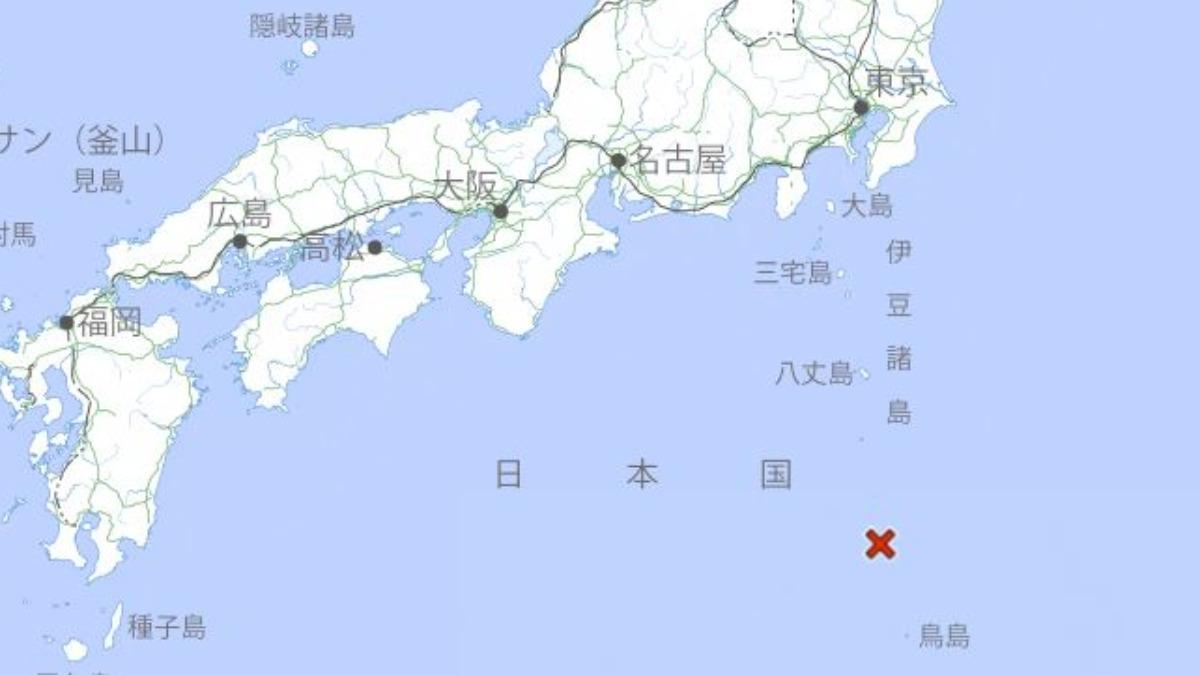 日本鳥島近海5.9強震!八丈島見「50cm海嘯」 氣象廳急發警報