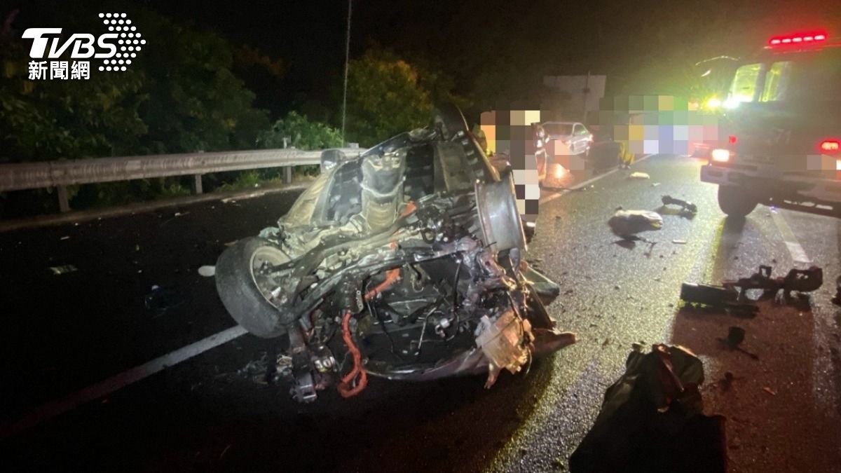 國道悲劇3死1傷!同車男當場沒了心跳 他唯一生還「鎖骨骨折」