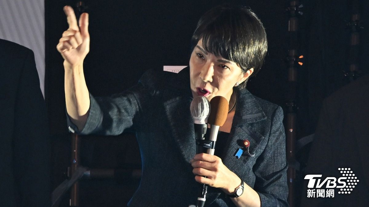 經濟安全保障擔當大臣高市早苗。(圖/達志影像美聯社)