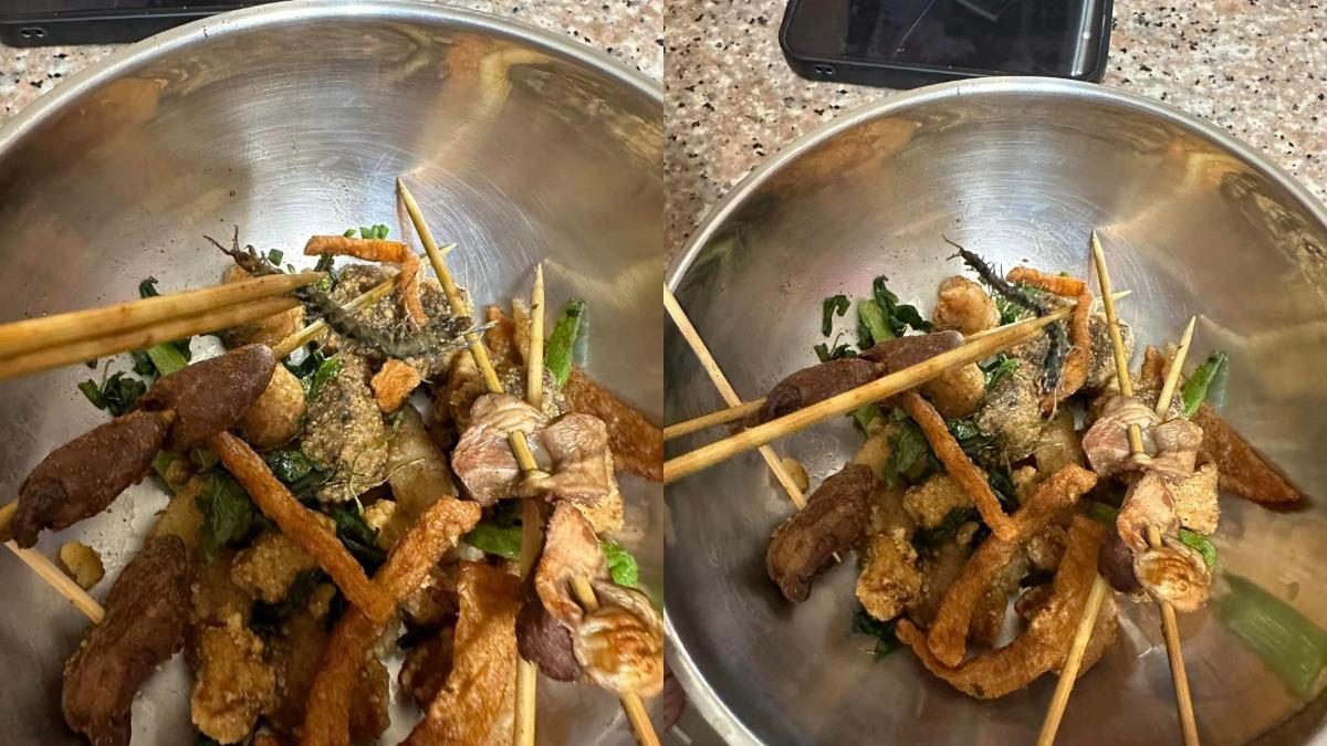 買440元鹽酥雞...快吃完驚見加料「炸蜈蚣」 他崩潰狂催吐