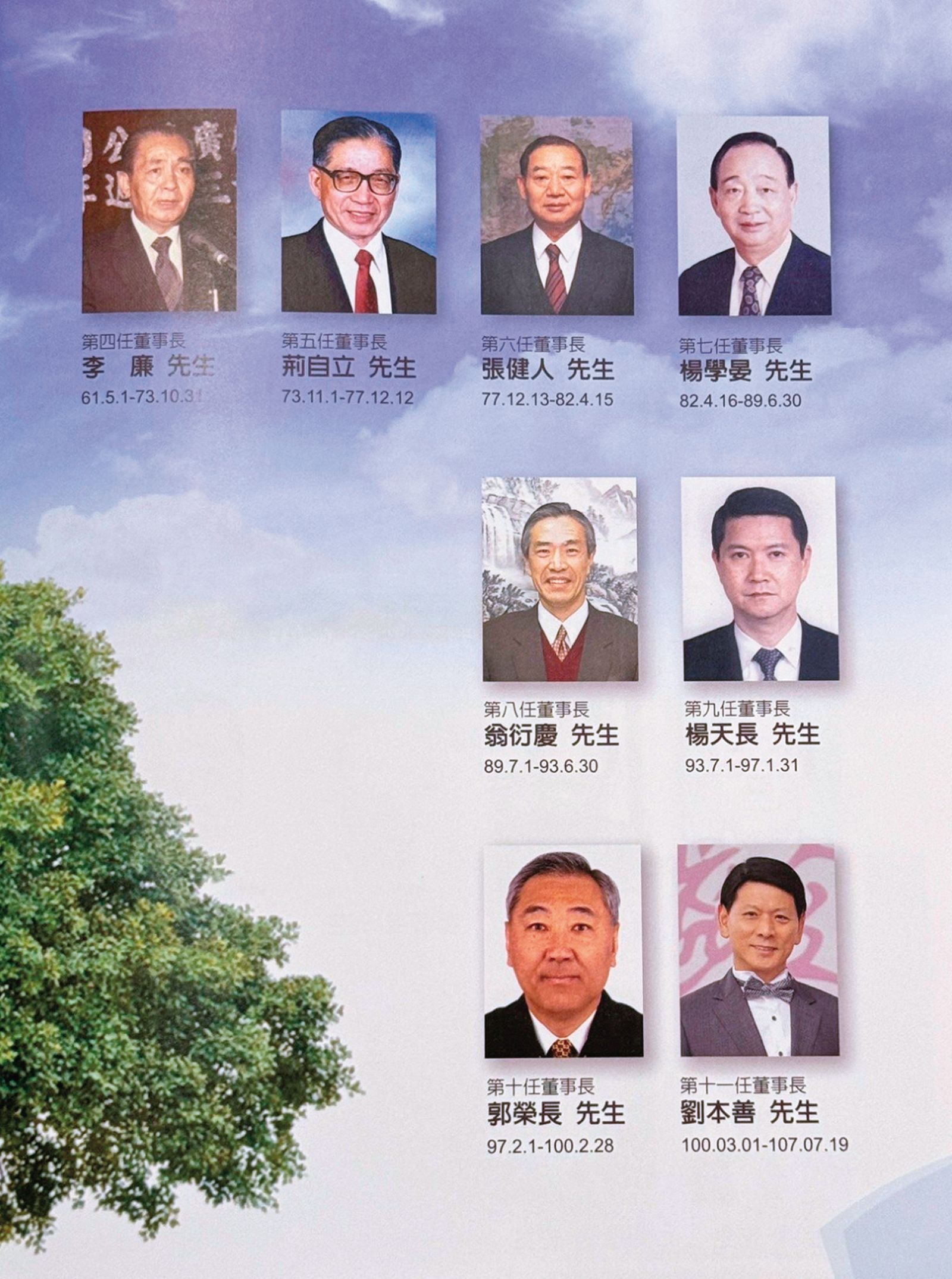 正聲董事長幾乎都是軍情局副局長退役轉任，軍方色彩濃厚。（圖／讀者提供）