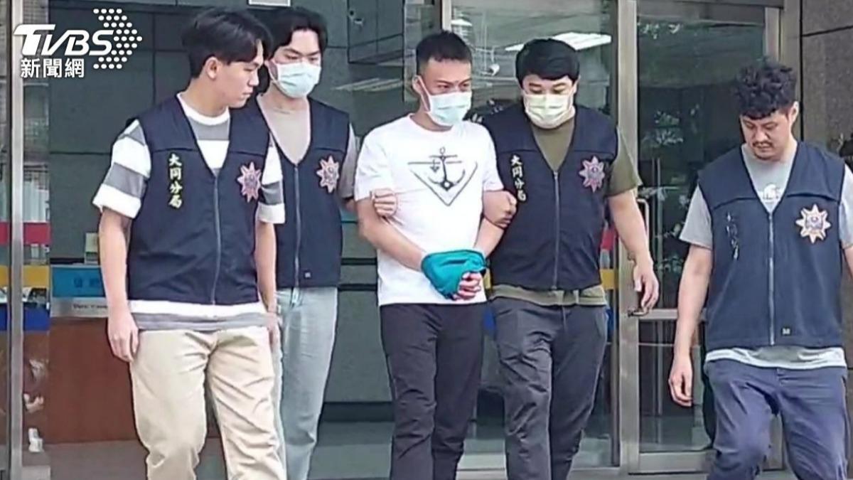 警方事後逮捕彭姓槍手。(圖/TVBS資料畫面)