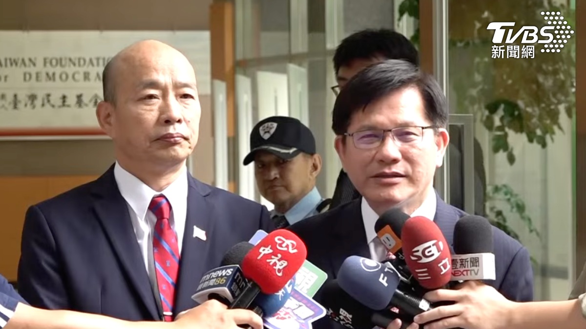 民主基金會人事卡關半年!韓國瑜、林佳龍秘密「會前會」 雙方終讓步