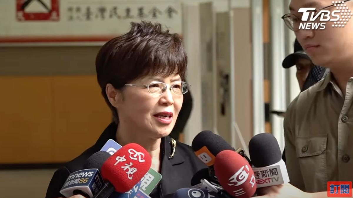廖達琪出任民主基金會執行長。(圖/TVBS)