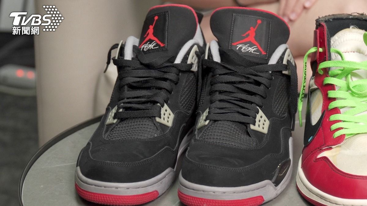 Air Jordan 4 Retro Bred。(圖/區國強攝)
