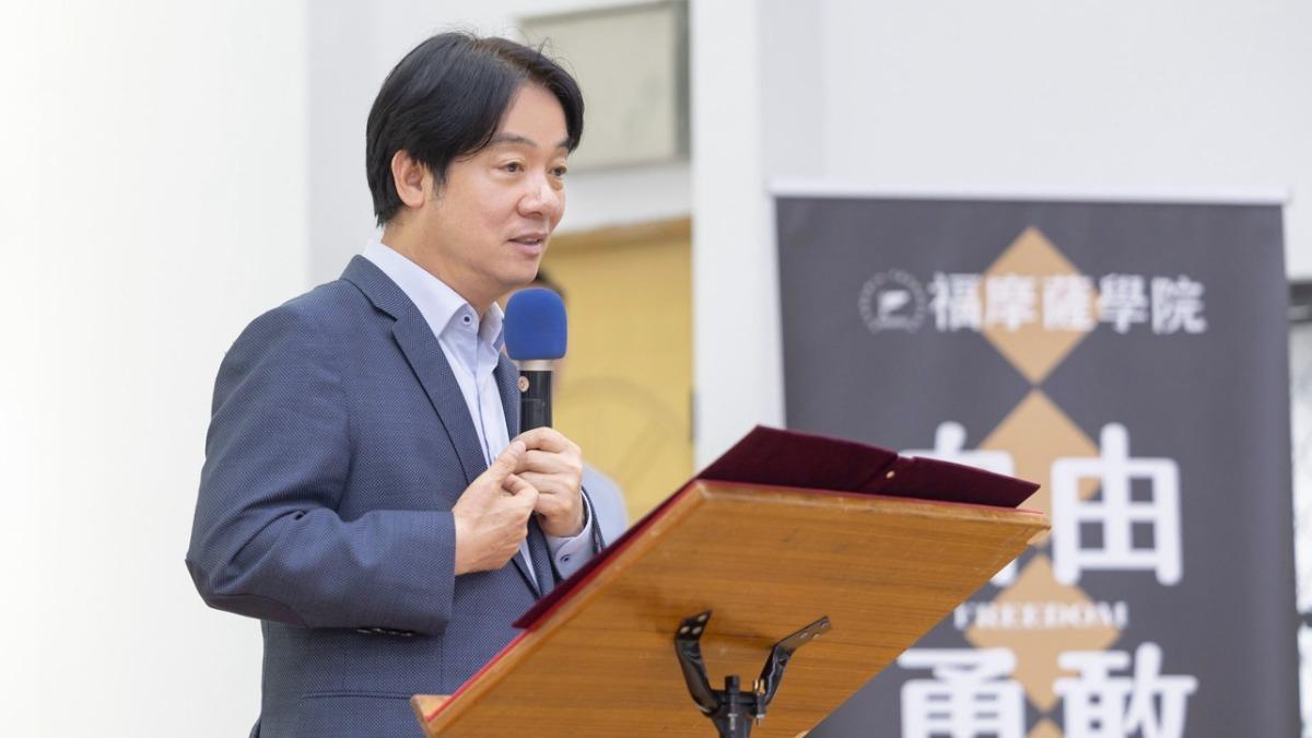 賴清德強調「絕不簽和平協議」!媒體人給肯定:喜歡政治人物清楚表態