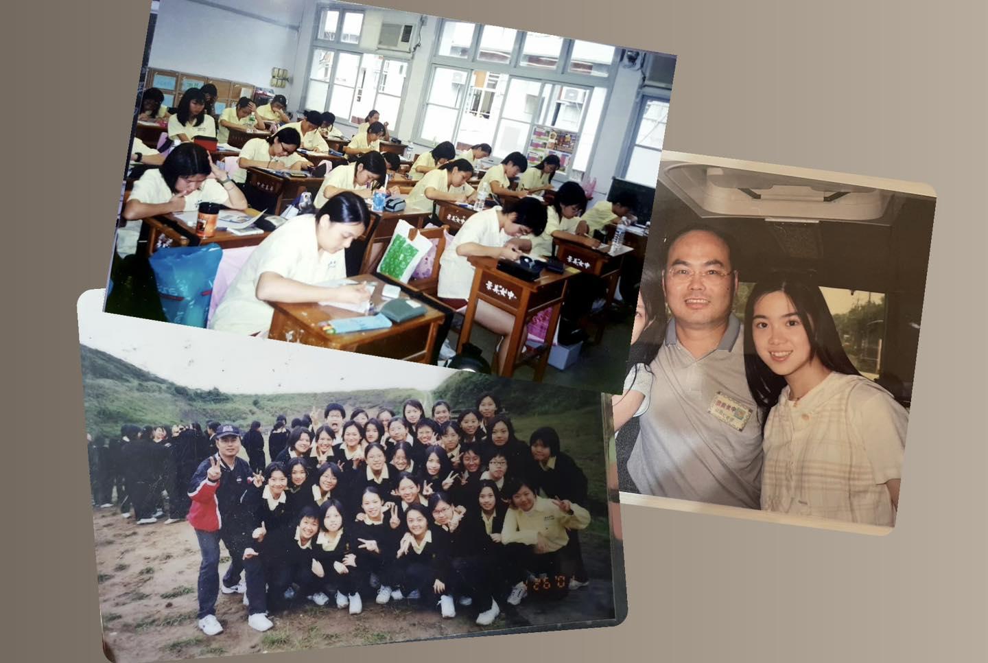 許藍方曬高中時期舊照。(圖/翻攝自許藍方IG)