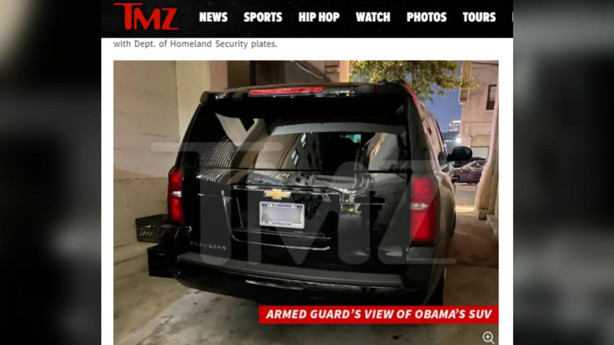 歐巴馬座車。（圖／翻攝自 TMZ）