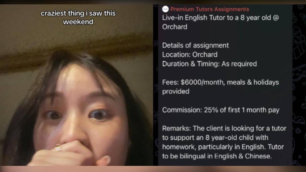 新加坡英語家教月薪上看20萬? 包吃還給3月帶薪假超誘人