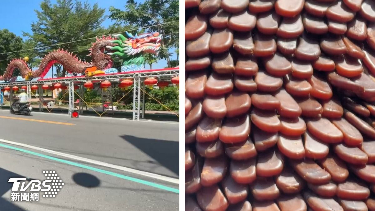 東港迎王祭限定奇景 砸百萬「1800斤烏魚子」打造霸氣雙祥龍