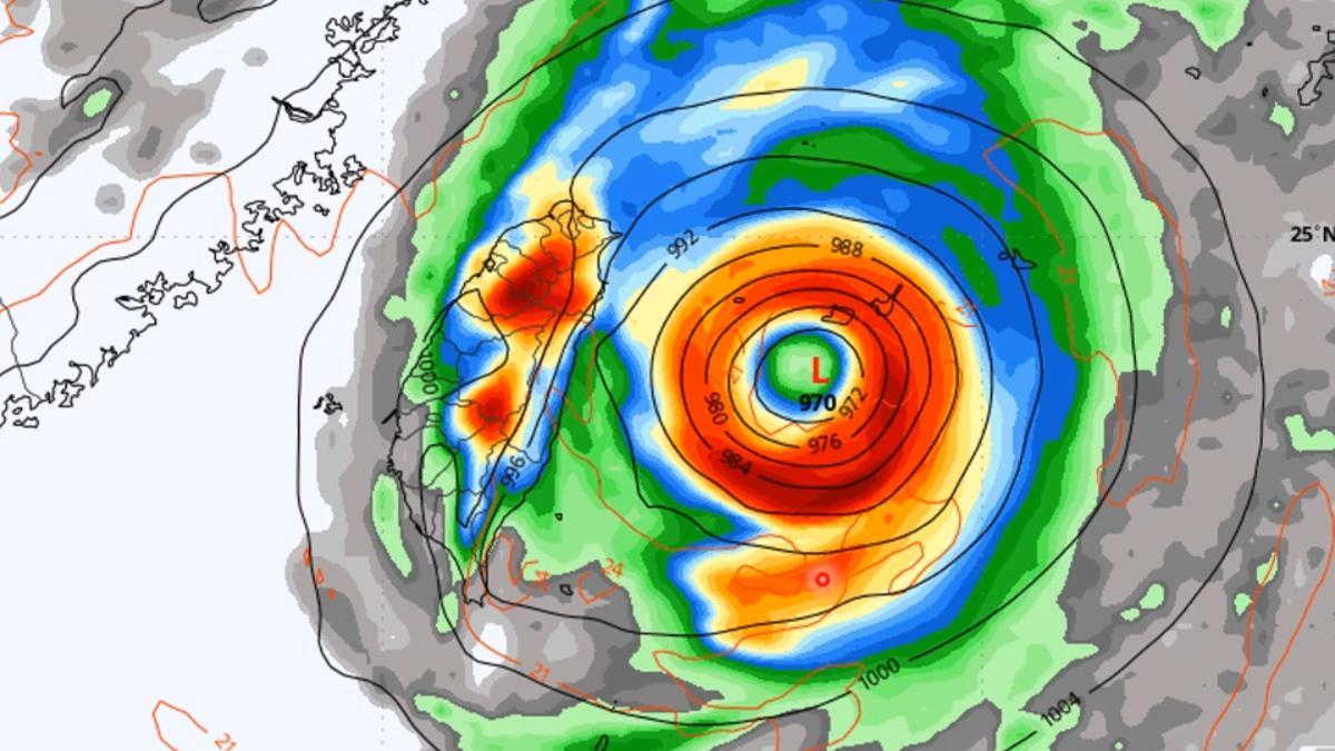 天氣／颱風燕子「逼近台灣」！最快明天生成　這3天雨最猛