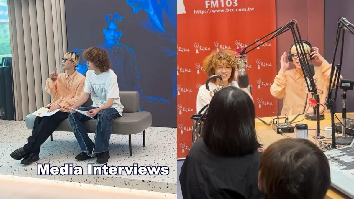 luv首度來台,除了拍攝MV也接受訪問,讓人期待他們往後在台灣的活動。(圖/翻攝自luv IG)