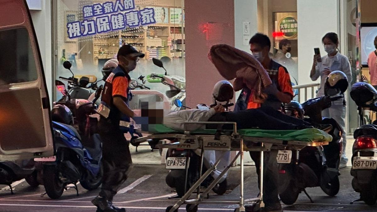 眼科診所男子突抽搐倒地。(圖/民眾授權提供)
