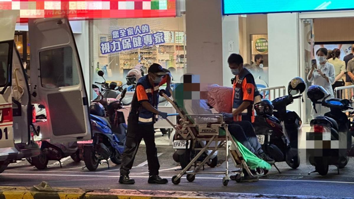 眼科診所男子突抽搐倒地。(圖/民眾授權提供)