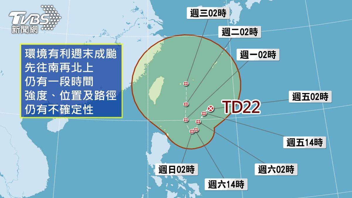 天氣/準颱風恐貼東部北上!專家曝「近台機率極高」:北東雨勢免不了