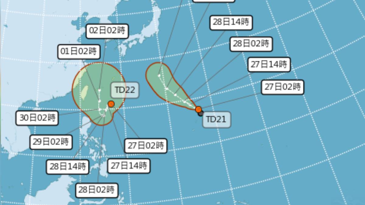 天氣/「準山陀兒」颱風恐發海警 專家示警:這2區降雨熱區
