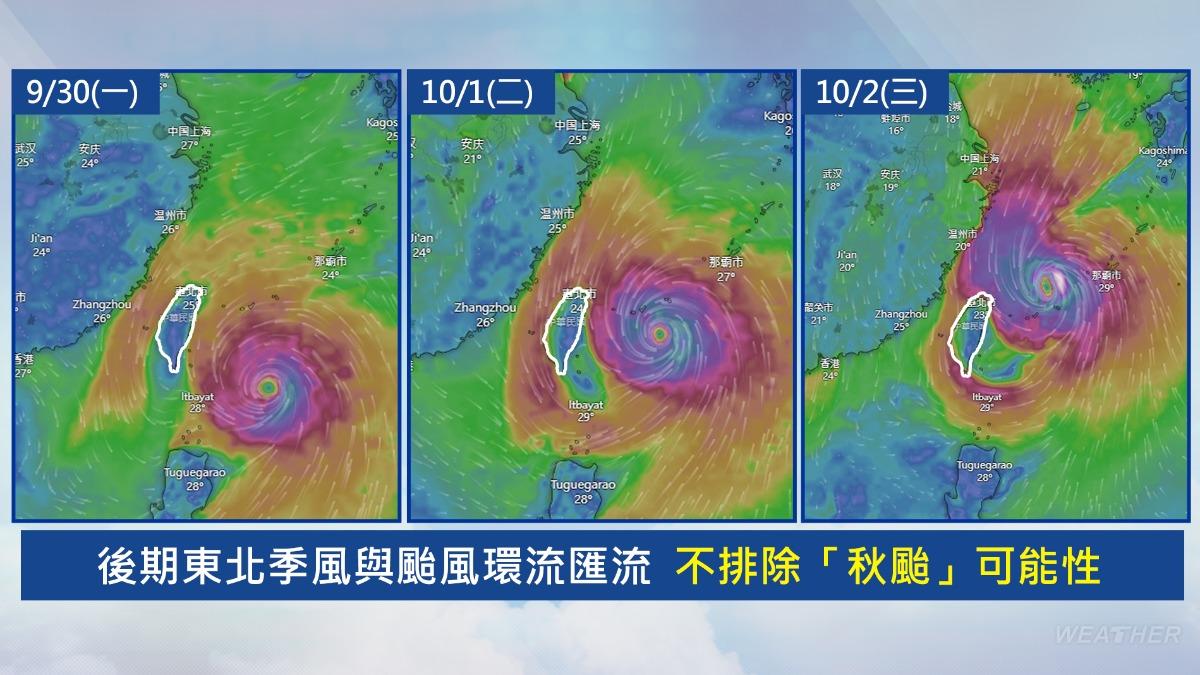 近期不排除秋颱可能性。(圖/TVBS)