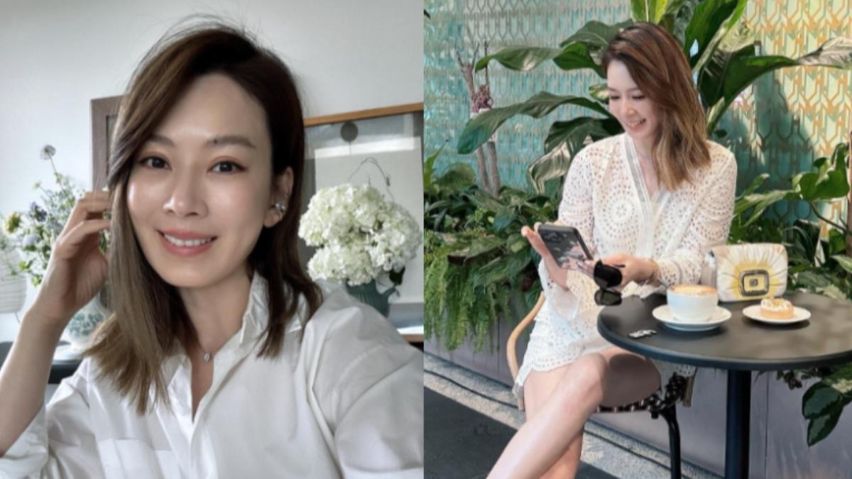 Melody近期髮色為茶霧灰棕,帶有「混血感」。(圖/翻攝自Melody IG)