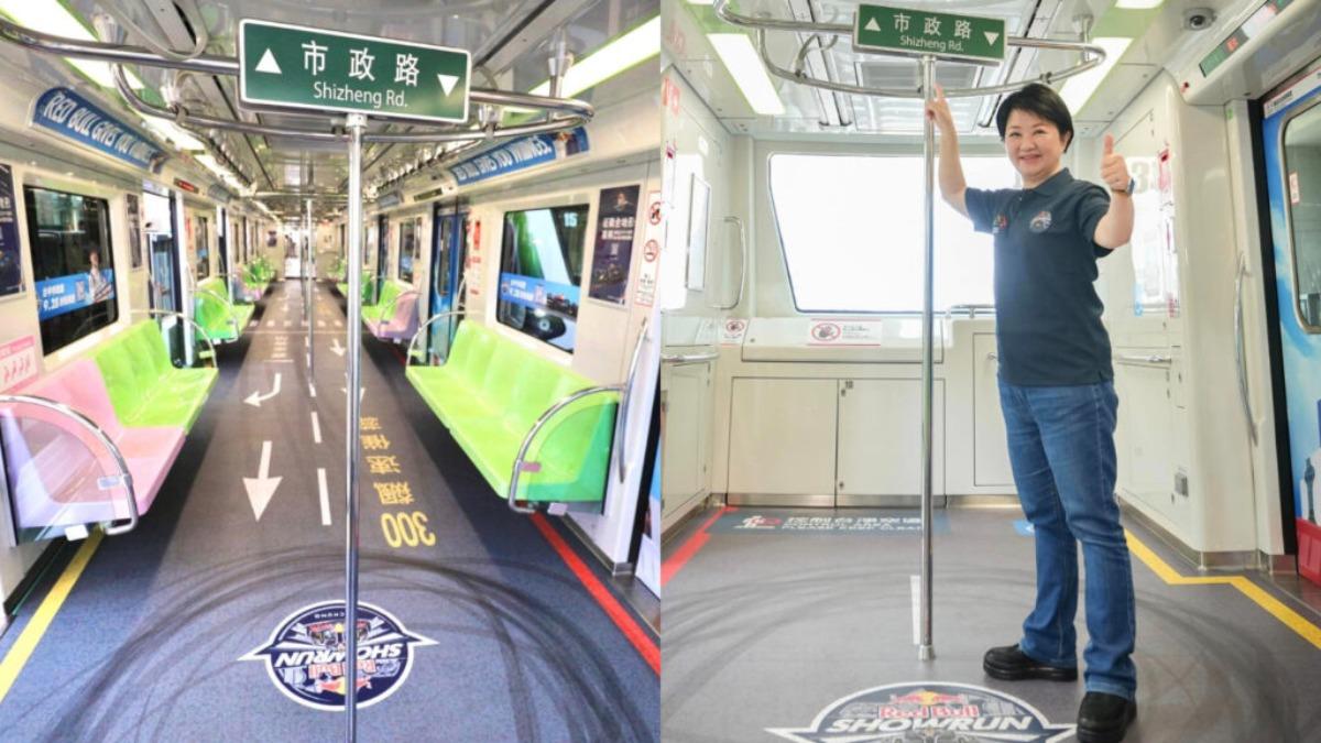 民眾可以搭乘台中捷運前往，並依照觀賞位置遠近從不同站點下車。（圖／翻攝自盧秀燕臉書）