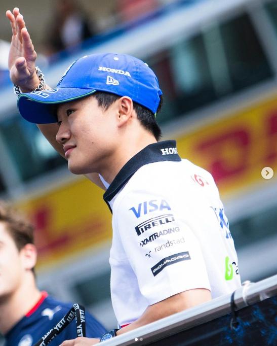 角田裕毅目前是亞洲排名最高的F1賽車手。(圖/翻攝自IG @yukitsunoda0511)