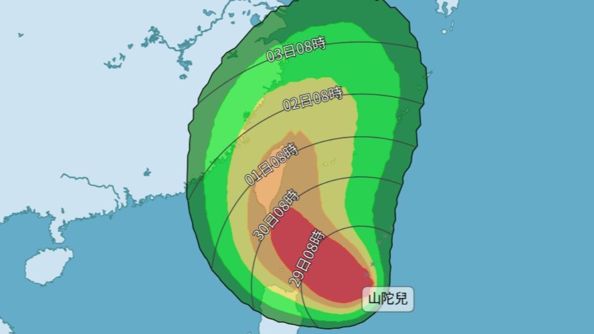 天氣/3雨區開炸防共伴!山陀兒西修 恐沿台海「從南掃到北」