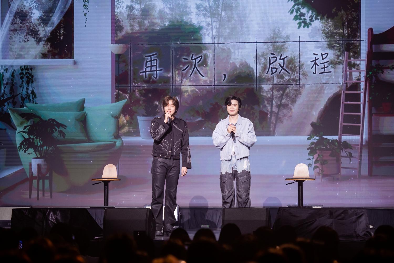 Niel(左)擔任李成種粉絲見面會的特別嘉賓。(圖/ON INN ASIA提供)