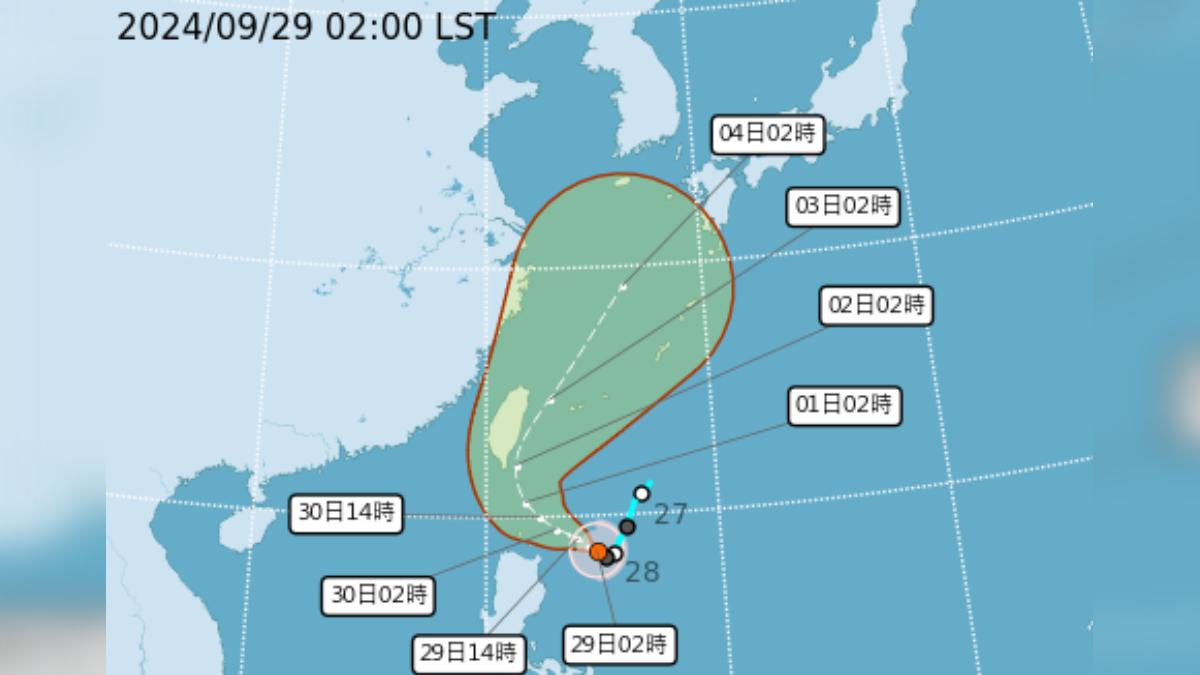 天氣/山陀兒路徑西修!不排除登陸「直逼中颱上限」 吳德榮:威脅很大