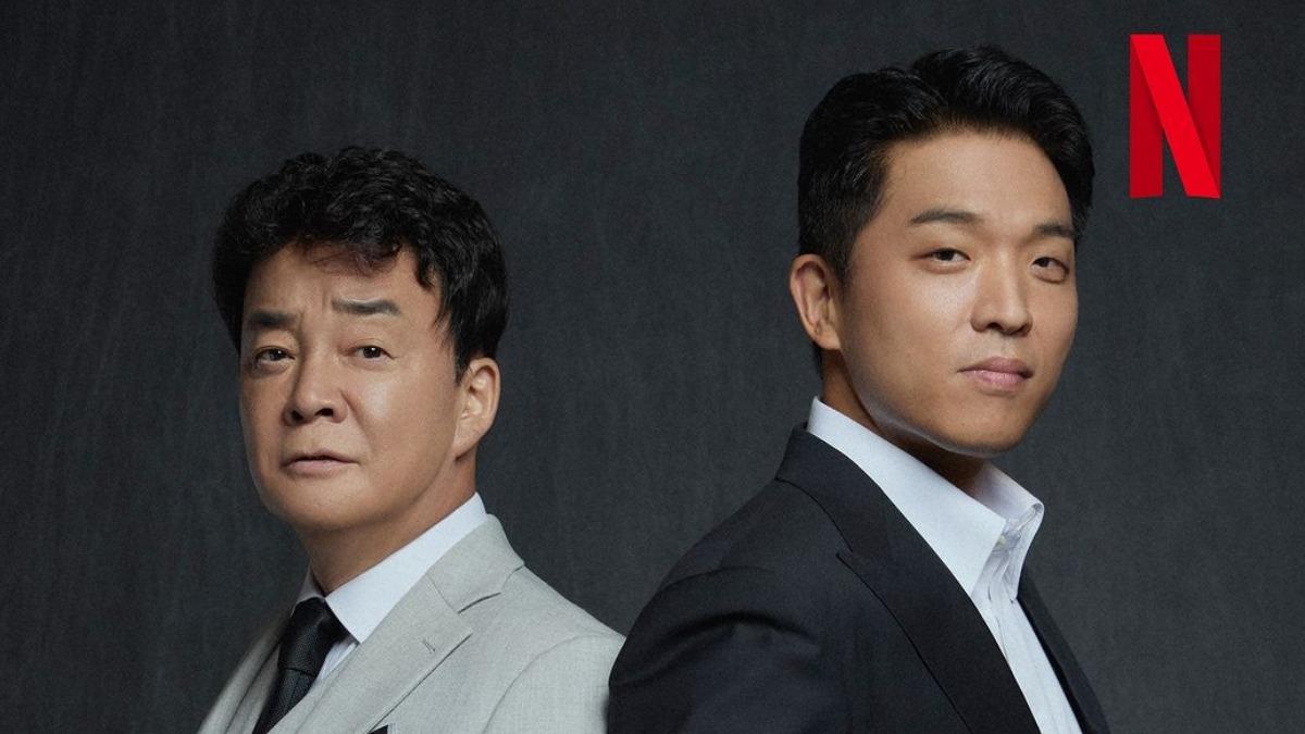 國民廚神白種元（左）、韓國米其林三星主廚安成宰（右）。（圖／翻攝自netflix）