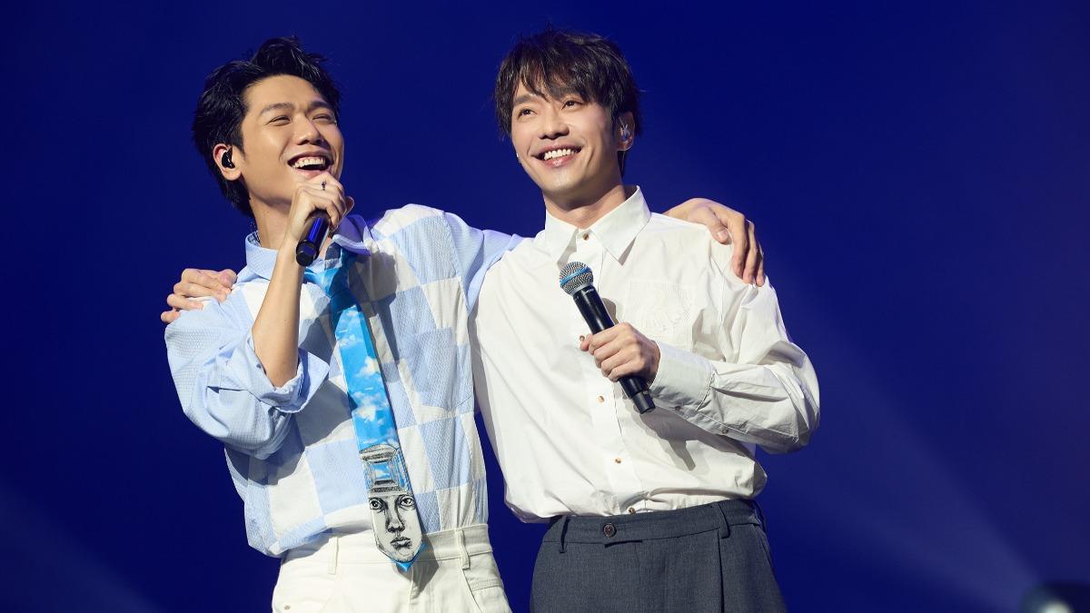 張棟樑力挺蔡旻佑。(圖/何樂音樂提供)