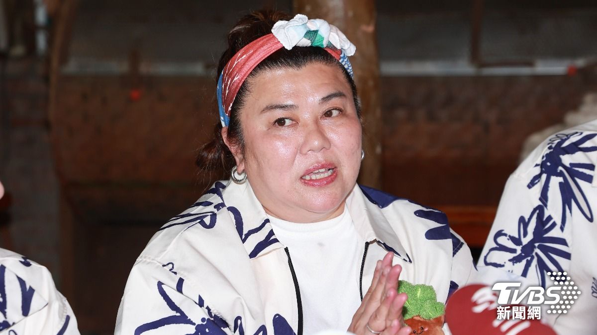 林美秀談楊繡惠事件。(圖/黃城碩攝)