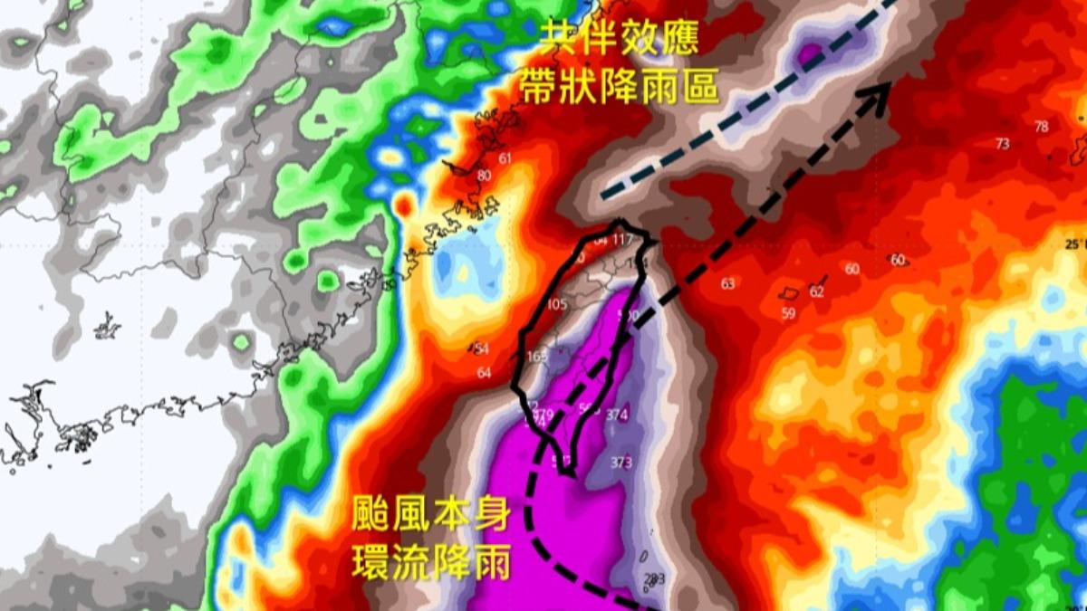 天氣/山陀兒轉彎降速!降雨再拉長 「這時間」恐發生共伴效應