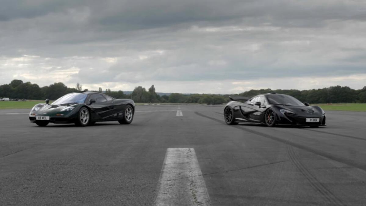 短短60秒的片段,McLaren用以F1、P1兩款跑車交織著經典與現代。(圖/翻攝自McLaren)