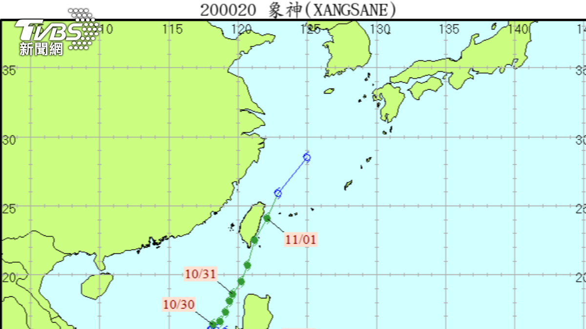 2000年 象神颱風。(圖／翻攝全球災害事件簿）