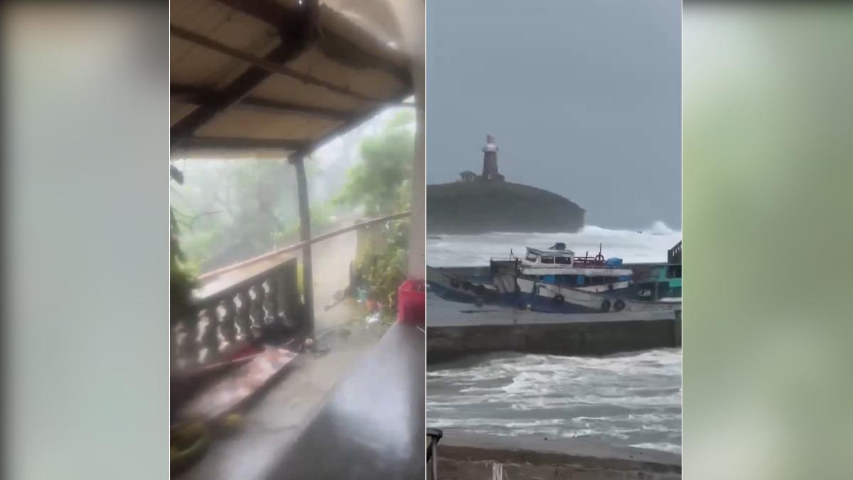 山陀兒颱風襲擊菲律賓北部，造成呂宋多地淹水、停電的災情。（圖／翻攝自X @ABSCBNNews）