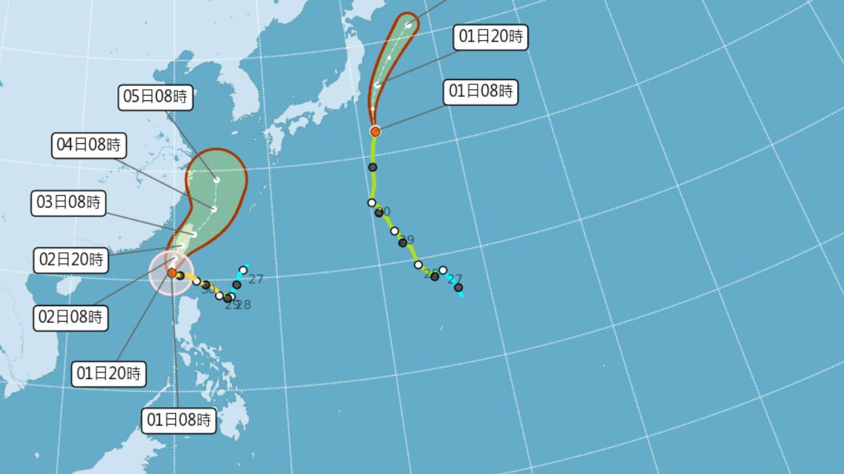 天氣/北部有望放颱風假?氣象署:週四恐現「豪大雨」