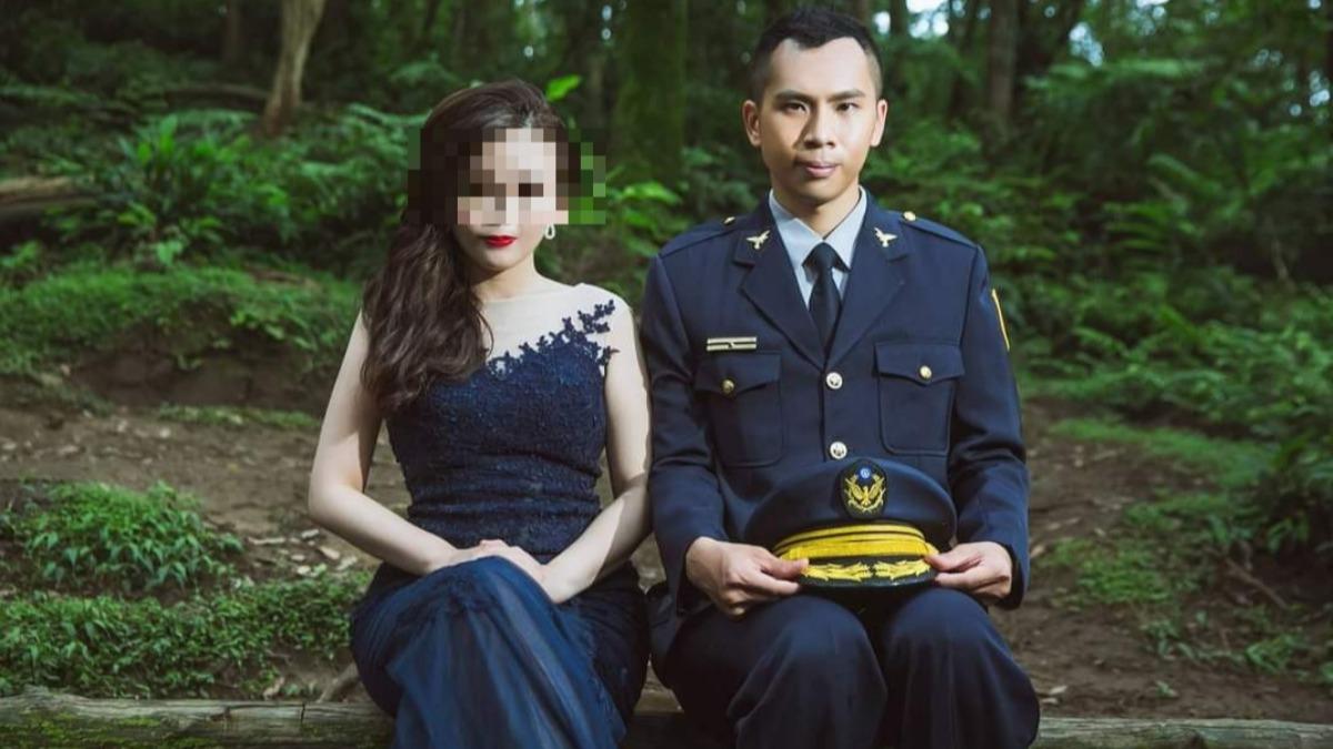 劉員的婚紗照。(圖/翻攝Facebook)