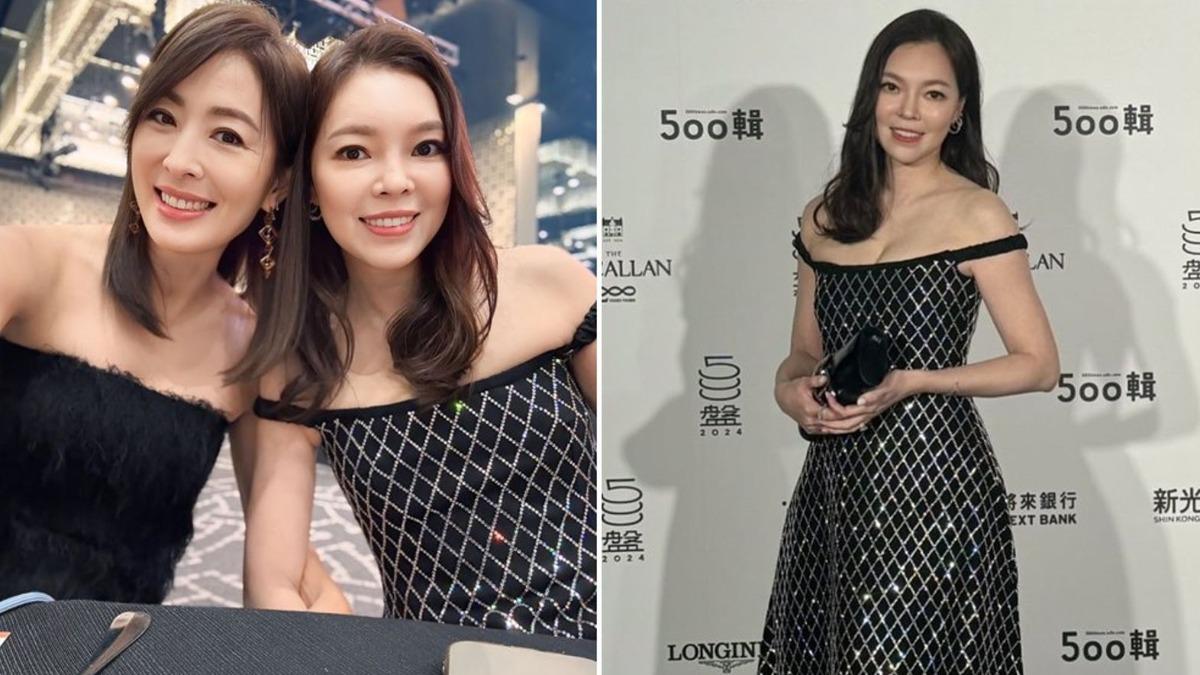 曾馨瑩「微露酥胸」超辣!美肩性感解放 同框賈永婕