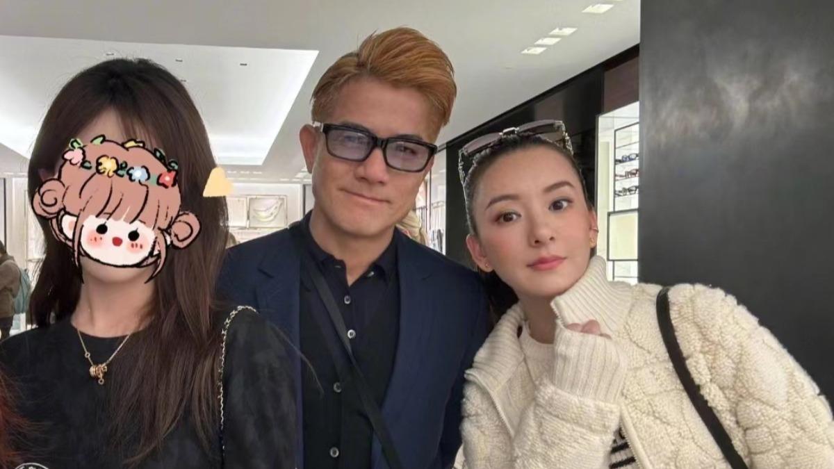 網友分享與郭富城以及方媛合照,天王的私下狀態也備受關注。(圖/翻攝自小紅書)