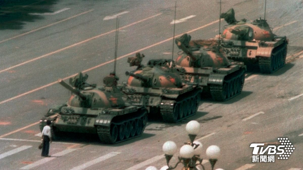 中國1989年爆發天安門事件。(圖/達志影像美聯社)