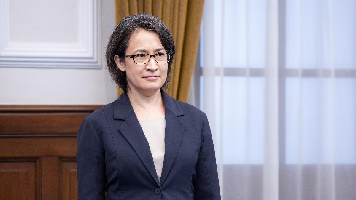 蕭美琴遇小男孩問「颱風假是不是妳管的」 網友神回這句