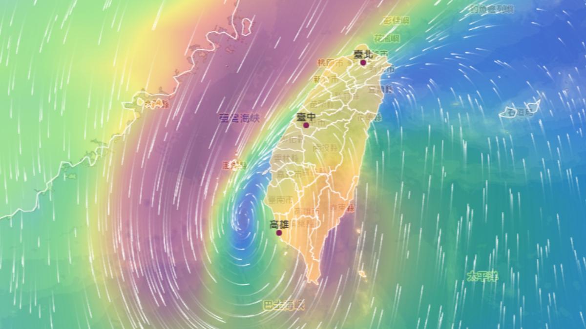 天氣/山陀兒甩雨!這地狂灌破1千毫米 全台雨量Top10紫到發白