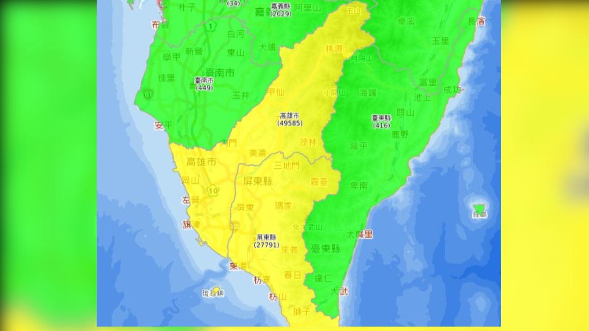 山陀兒12:40登陸高雄小港 強風釀近5萬戶停電、林園大寮最多