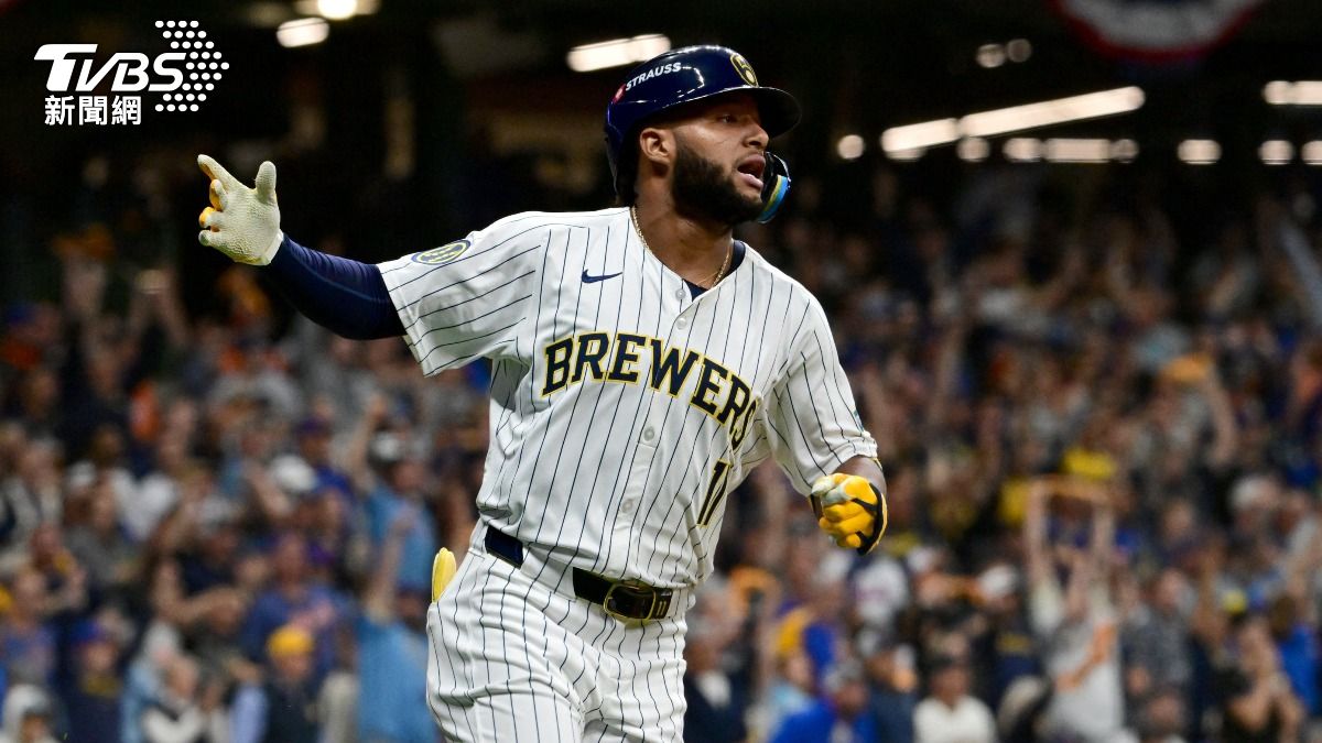 MLB/少主扛全隊!釀酒人新星單場雙響 狂締紀錄比肩「打擊之神」