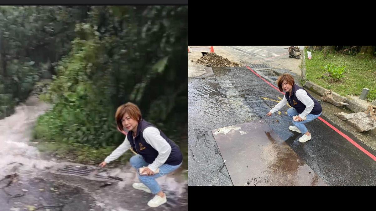 網友發現原圖是2023年6月7日的勘災照。（圖／翻攝自臉書）