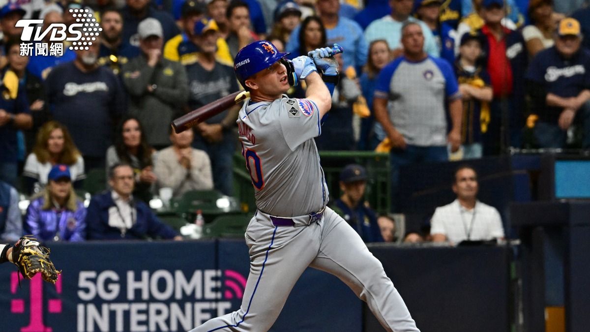 MLB外卡/Alonso 9局上3分砲大逆轉 大都會淘汰釀酒人晉級
