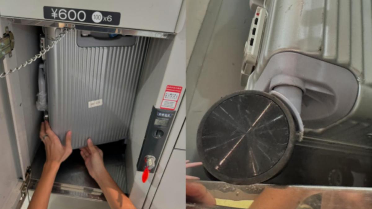港女遊日趕機飛機!行李箱卡死在置物櫃拔不出 網急授5招解決