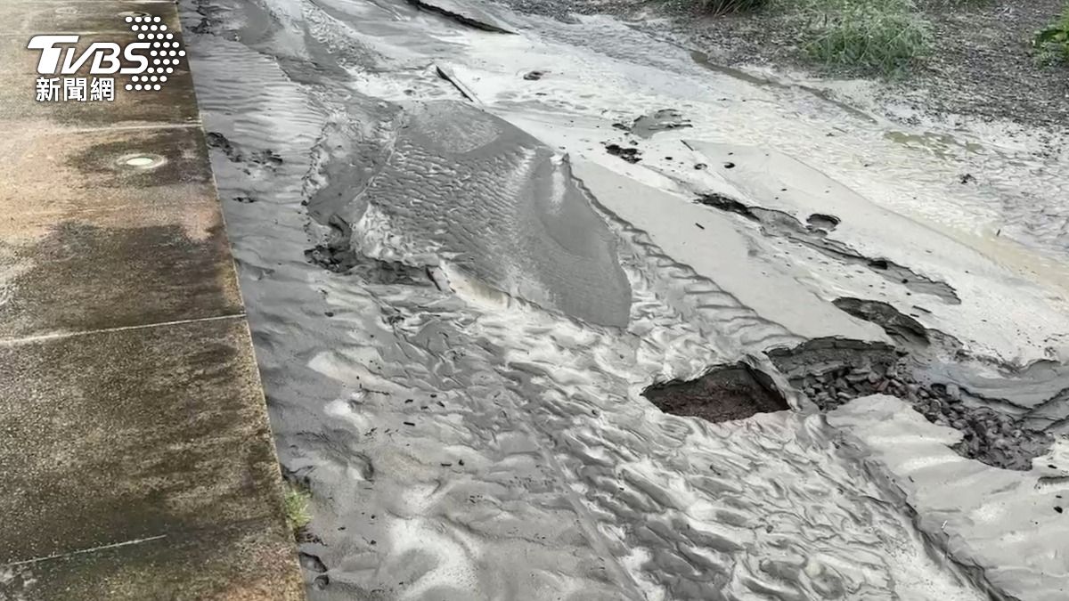 山陀兒重創台東!太麻里地區滿目瘡痍 鐵軌慘遭土石淹沒
